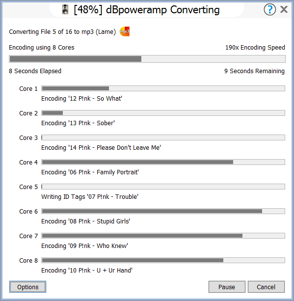 dBpoweramp Music Converter - mp3 converter, FLAC, WAV, AAC  Apple  Losslesss. Free 21 day trial, download  convert